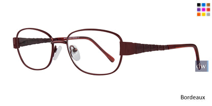 Bordeaux Affordable Designs Babe Eyeglasses.