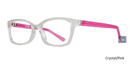 Crystal/Pink Affordable Designs Bambi Eyeglasses.