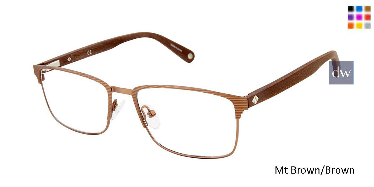 Mt Brown/Brown Sperry BAYVIEW Eyeglasses.