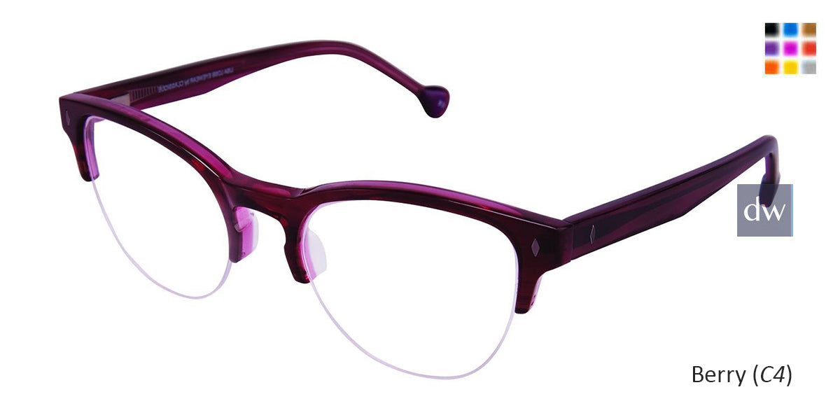Berry (C4) Lisa Loeb PROPHET Eyeglasses