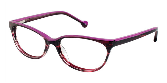 Berry (C4) Lisa Loeb LL154 Tipsy Eyeglasses