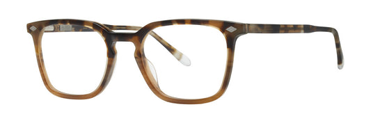Original Penguin The Crowe men's square acetate eyeglasses in Birch Tortoise
