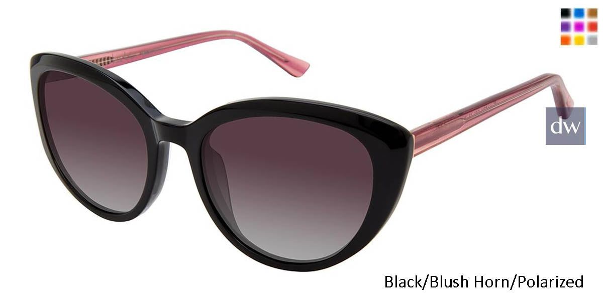Black Blush Horn Polarized