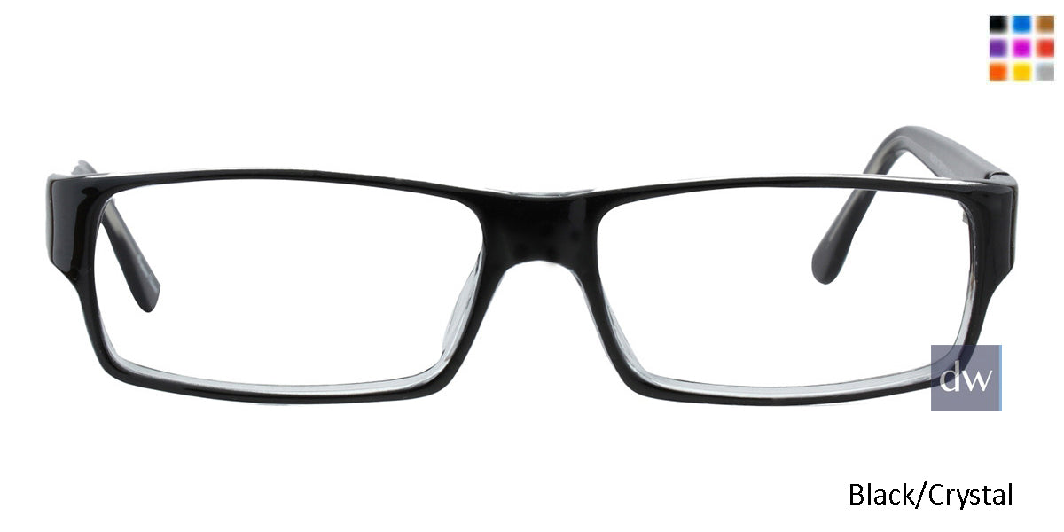Black/Crystal Limited Edition Morton Eyeglasses