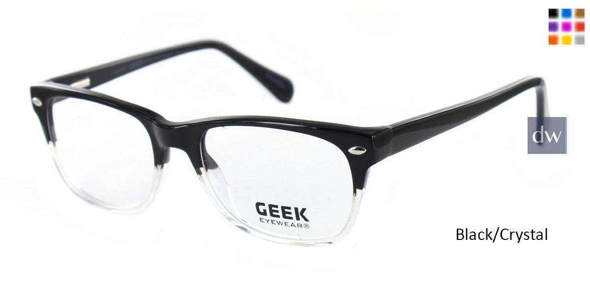 Black/Crystal GEEK GAMER Eyeglasses