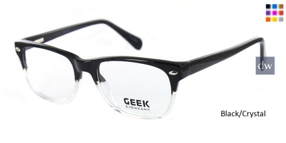 Black/Crystal GEEK GAMER Eyeglasses