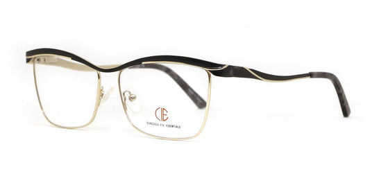 Black/Gold CIE SEC142 Eyeglasses.