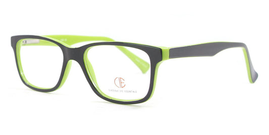 Black/Green CIE SEC501 Eyeglasses -Teenager.