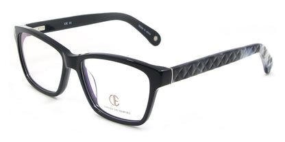 Black/Grey Pattern CIE SEC102 Eyeglasses.