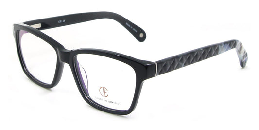 Black/Grey Pattern CIE SEC102 Eyeglasses.