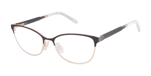 Black/Rose Gold Mini 761005 Eyeglasses.