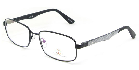 Black/Silver CIE SEC118 Eyeglasses.