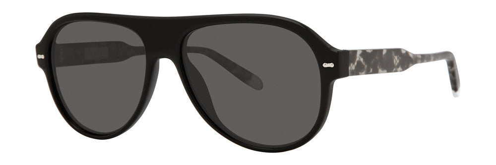 Original Penguin The Ramey men's aviator acetate sunglasses in Black Beauty — polarized