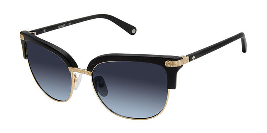 Black/Gold Sperry KATHERINE Polarized Sunglasses.