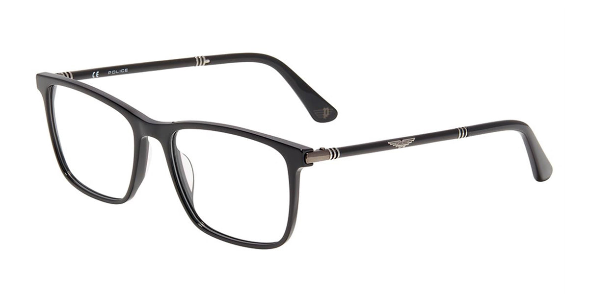 Black(0700) Police VPL953 Eyeglasses.