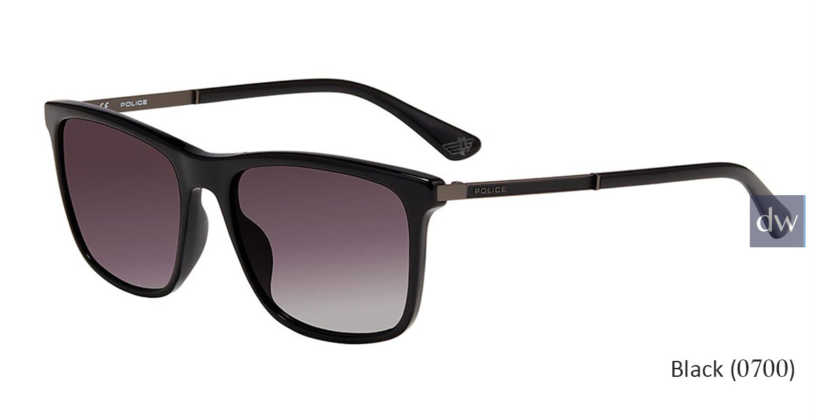 Black(0700) Police SPLA56 Sunglasses.