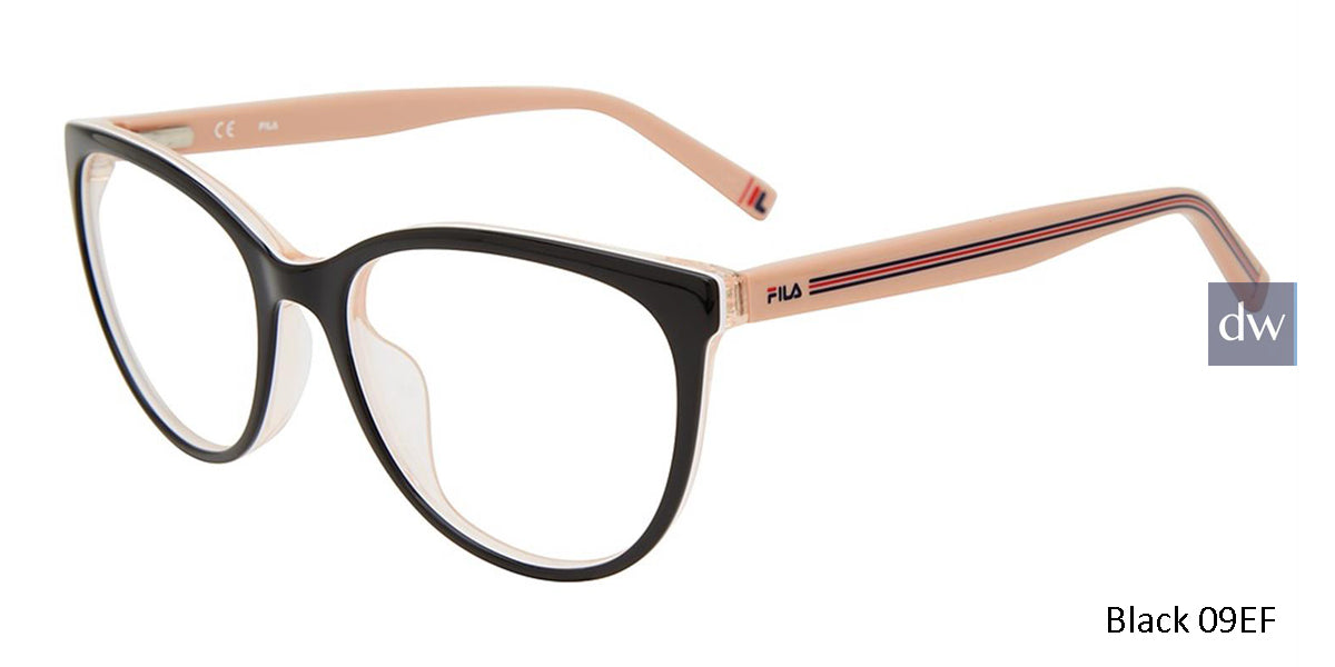 Black 09EF Fila VF9399 Eyeglasses