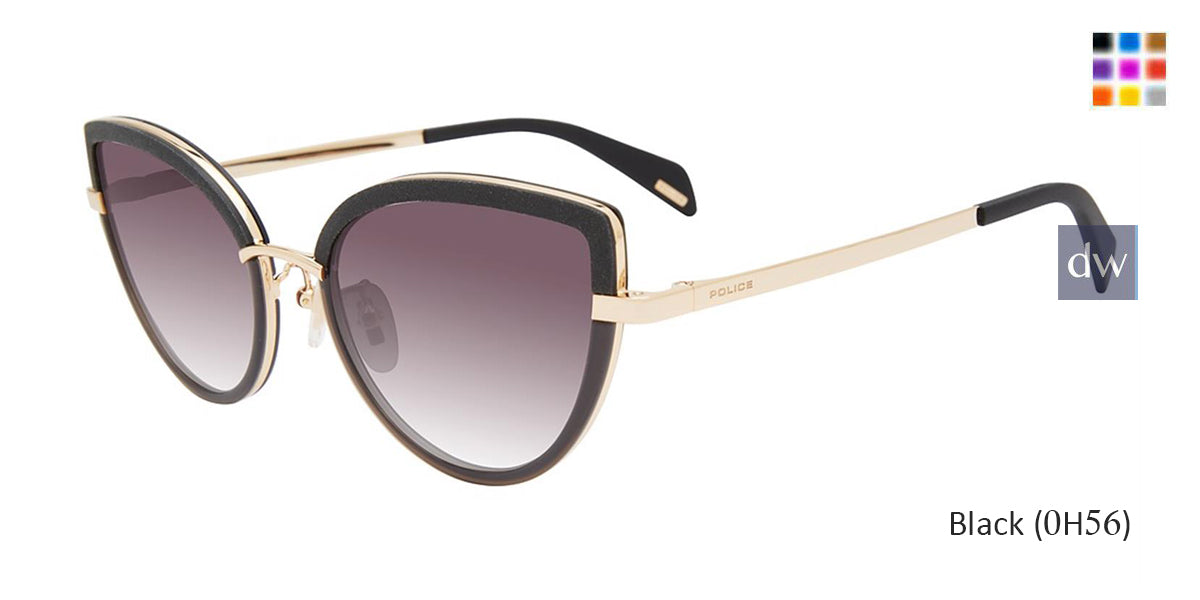 Black(0H56) Police SPLC25 Sunglasses.