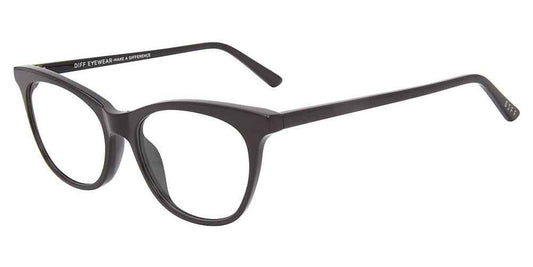 Black Diff Jade Eyeglasses - Black