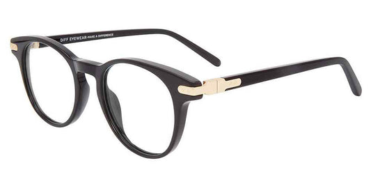 Black Diff TALI-w/-blue-light-lens Eyeglasses