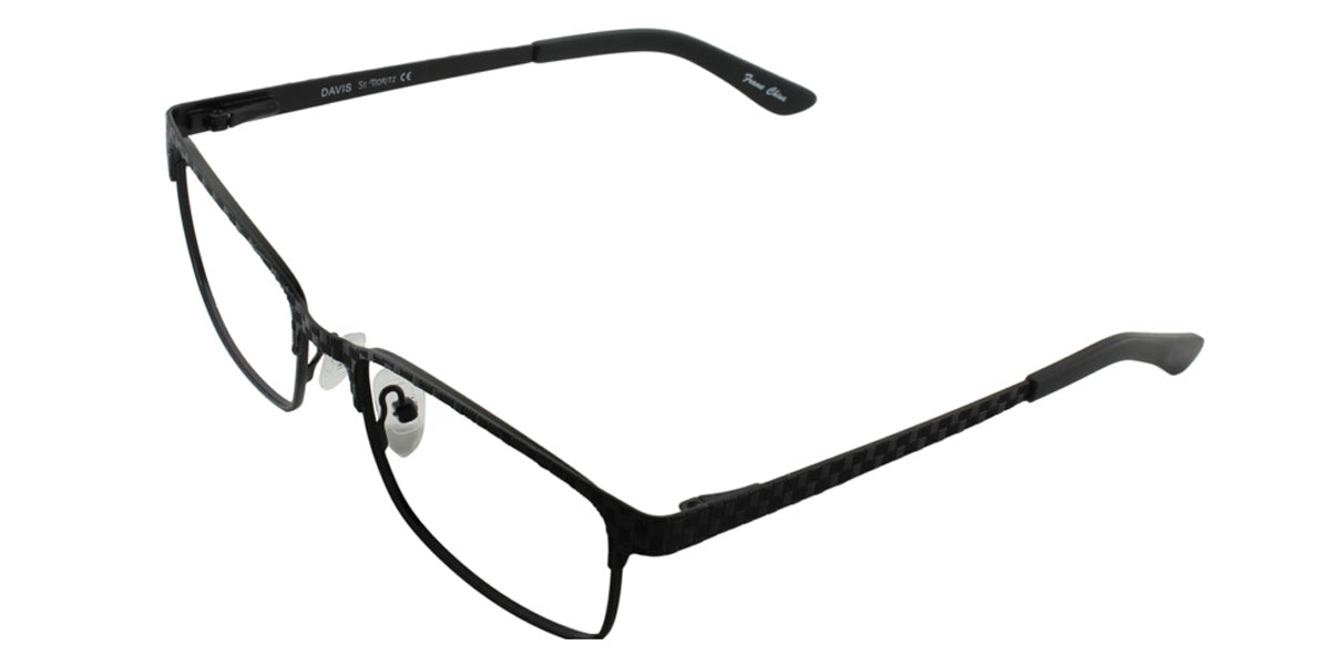 Black ST. Moritz Davis Eyeglasses