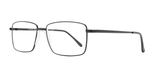 Black Affordable Design Boston Eyeglasses.