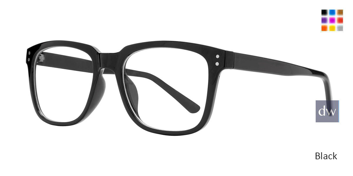 Black Affordable Design Kent Eyeglasses.