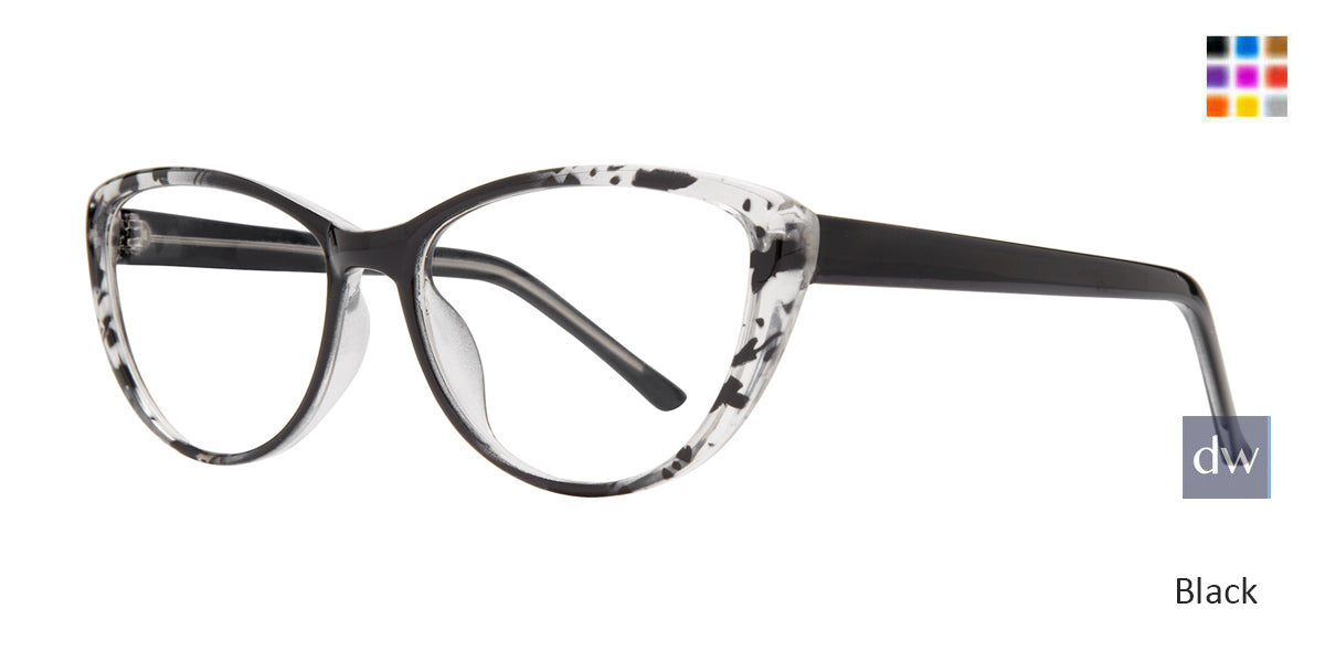 Black Affordable Design Zilla Eyeglasses.