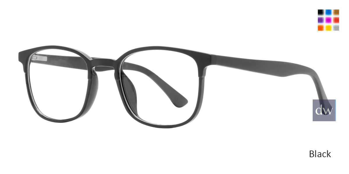 Black Affordable Design Chandler Eyeglasses.