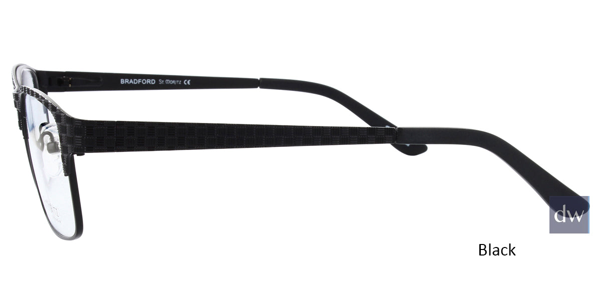 Black ST. MORITZ Bradford Eyeglasses