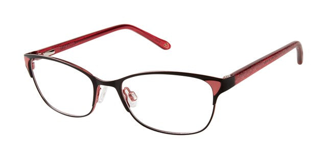 Lulu Guinness LK013 Modified Rectangle Eyeglasses