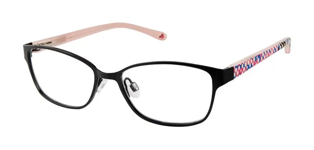 Lulu Guinness LK014 Modified Rectangle Eyeglasses