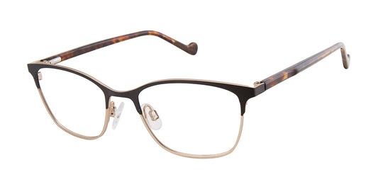 Black/Gold Mini 761003 Eyeglasses - Teenager.