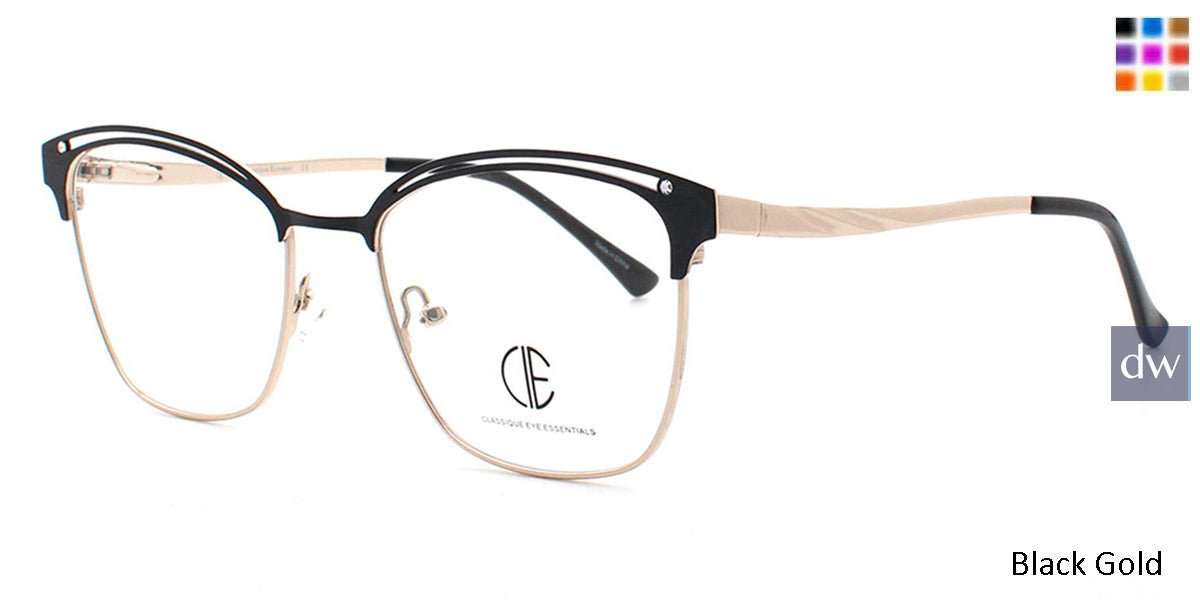 Black Gold Cie Sec164 Eyeglasses