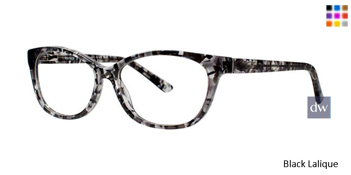 Black Lalique Romeo Gigli RG77026 Eyeglasses