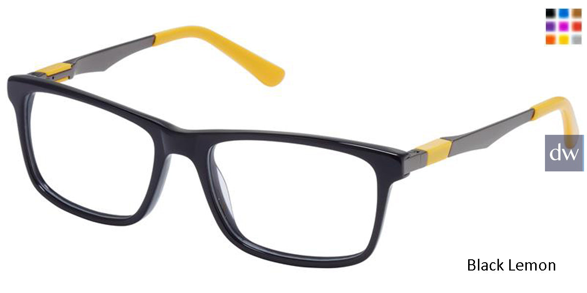 Black Lemon Superflex Kids SFK-233 Eyeglasses.