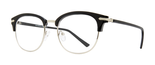 Black Silver        Affordable Designs Tucker Eyeglasses
