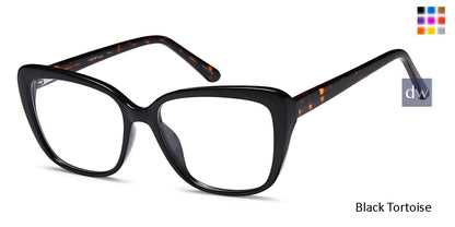 Black Tortoise CAPRI 4U US97 Eyeglasses
