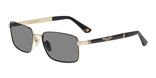 Black W/Gold(301P) Police SPLA54 Sunglasses.
