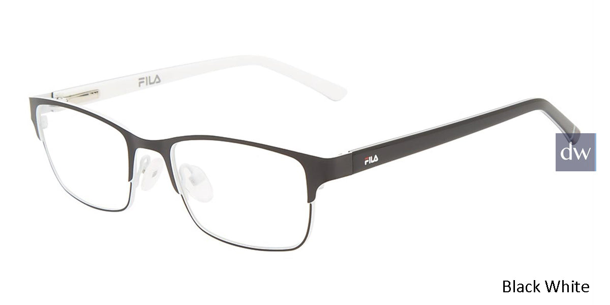 Black White Fila VF9464 Eyeglasses