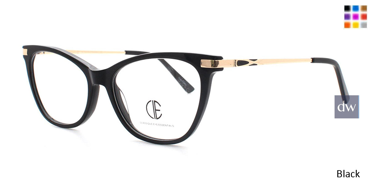Black Cie Sec162 Eyeglasses