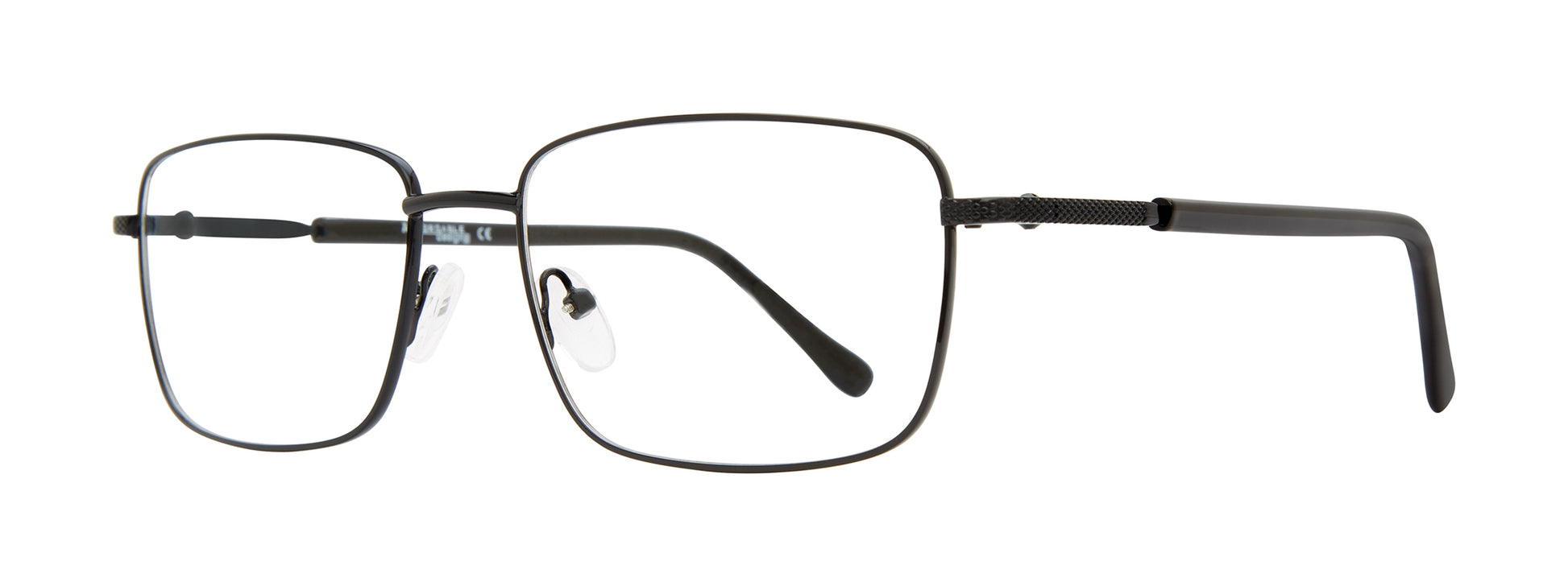 Black        Affordable Designs Johnny Eyeglasses