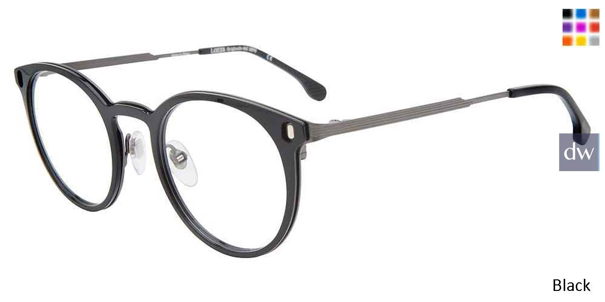 Black Lozza VL2376 Eyeglasses - Teenager