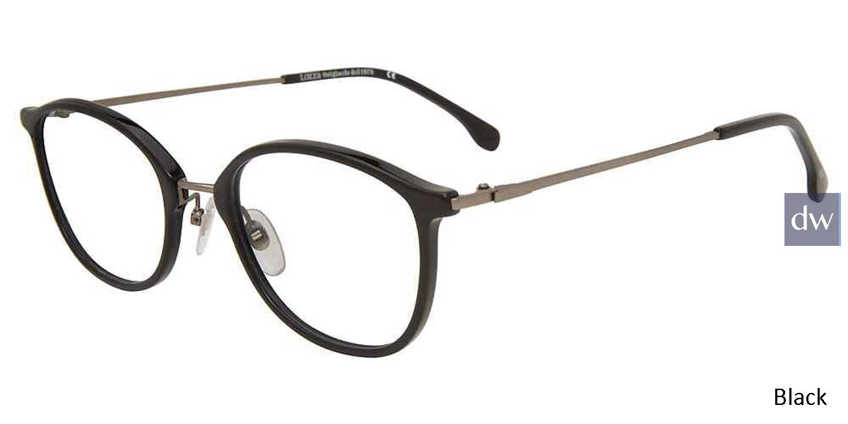 Black Lozza VL4183 Eyeglasses