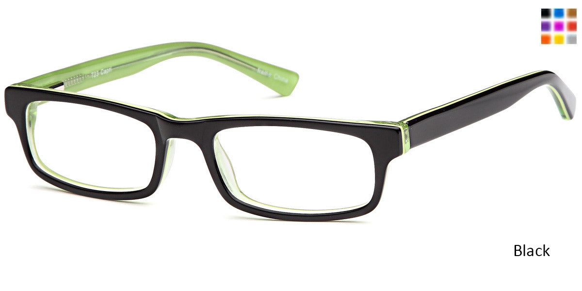 Black Capri Trendy T23 Eyeglasses