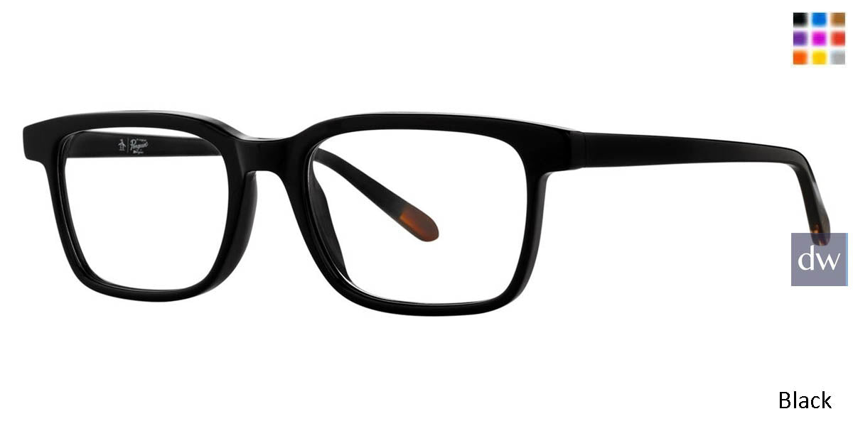 Black Original Penguin The Saul Jr Eyeglasses