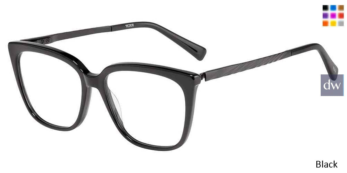 BLACK-0700--0700 Tumi VTU520 Eyeglasses