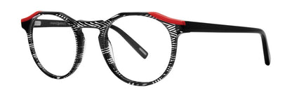 Black      Jhane Barnes Tessellate Eyeglasses