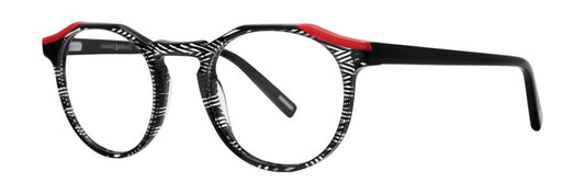 Black      Jhane Barnes Tessellate Eyeglasses