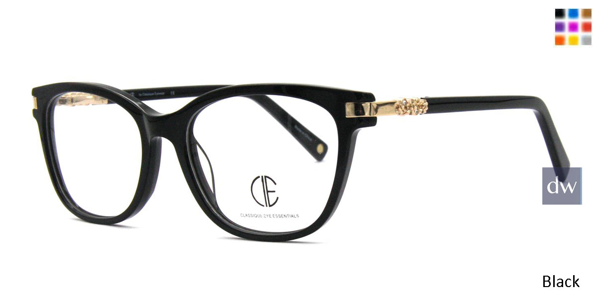Black Cie Sec156 Eyeglasses